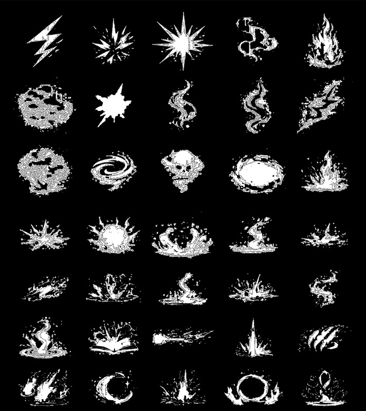 2D VFX textures Pack