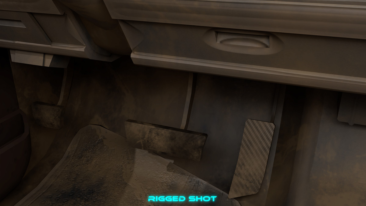 Pickup Truck01 Old Rusty HDRP URP Textures