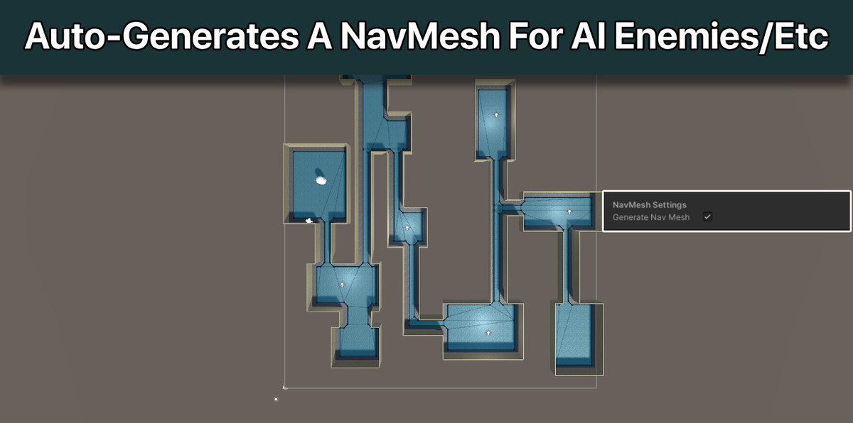 Level Generator Pro 2.0 - Procedural Dungeons, Mazes, NavMesh & Object Spawning