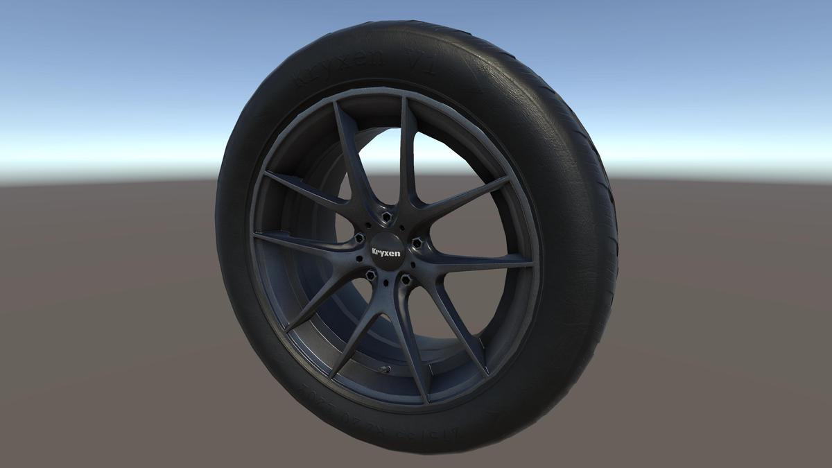 Kryxen Wheel V1 - Titanium - Game Ready