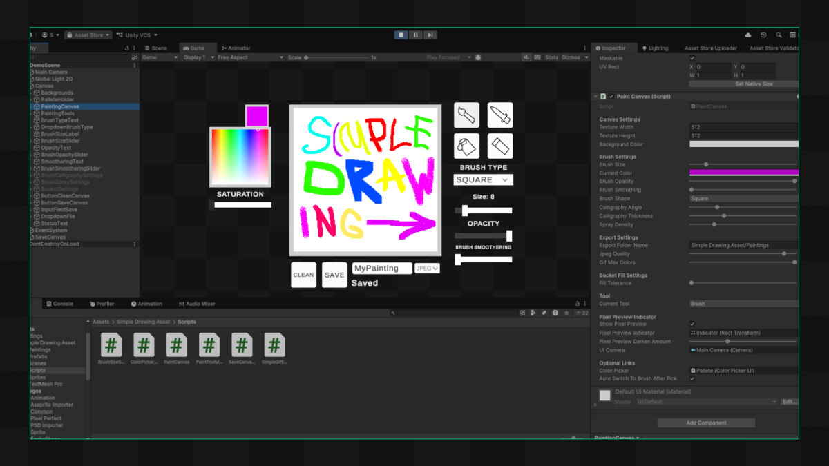 Simple Drawing Asset