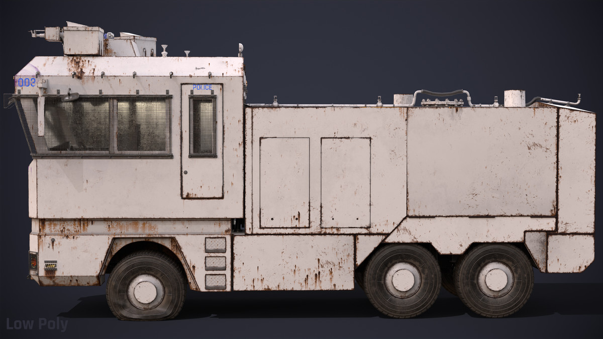 Police Car Water Cannon
