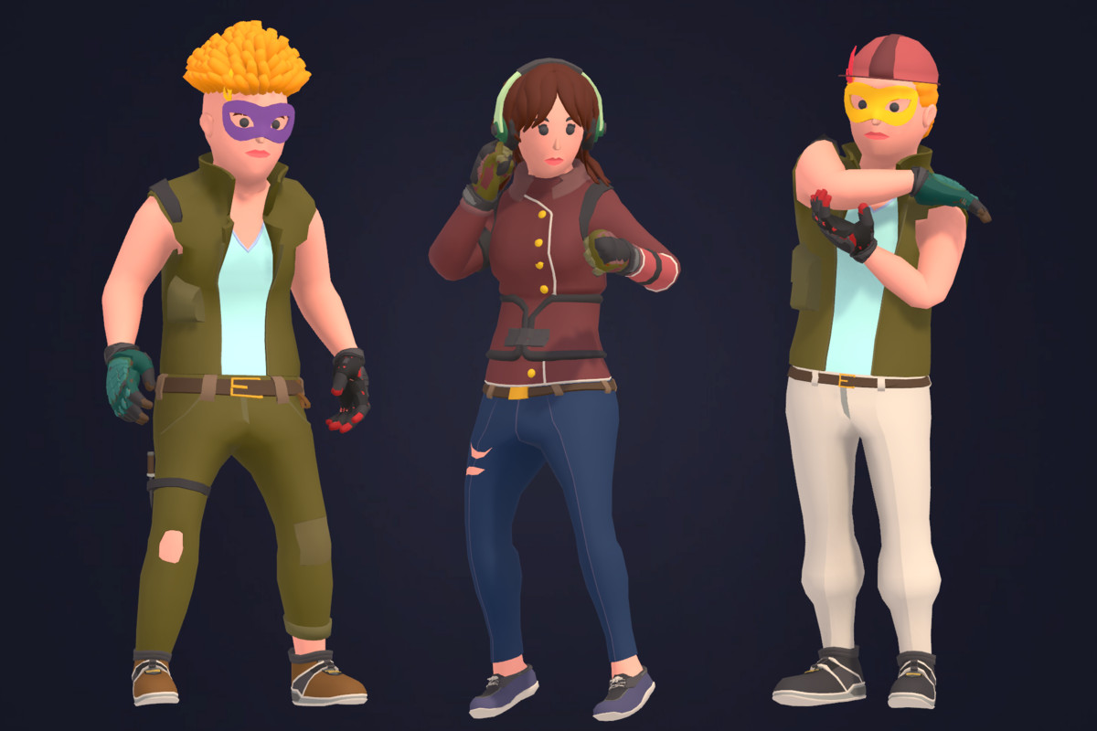 Customizable 3D Battle Royale Characters Vol 3