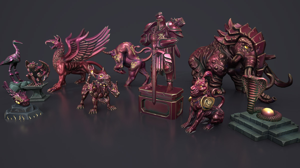 Fantasy Statues Pack