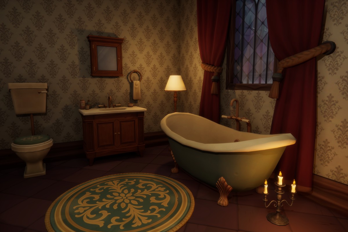 Stylized Victorian Mansion