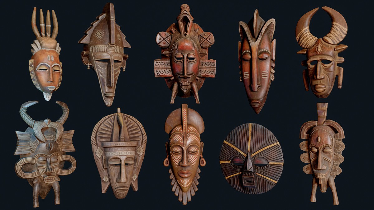 African Decor Masks