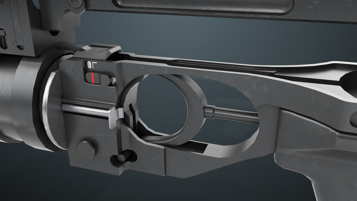 Grenade Launcher 03 Standalone Black URP HDRP Textures