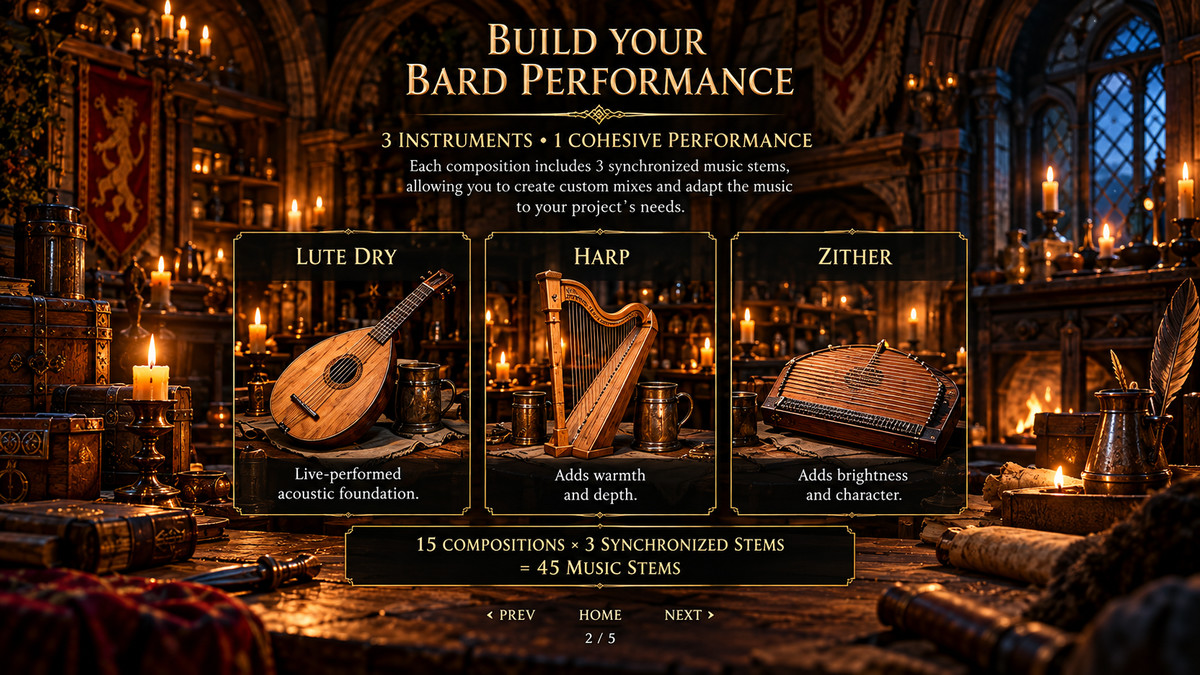 MEDIEVAL BARD MUSIC – Fantasy RPG Soundtracks