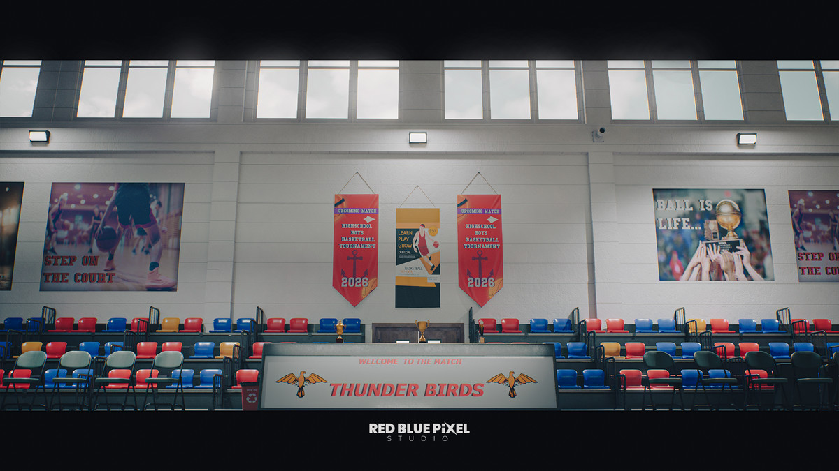 Indoor Basketball Arena