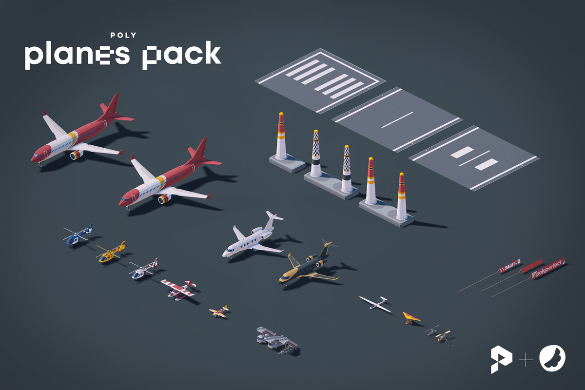 Poly Planes Pack