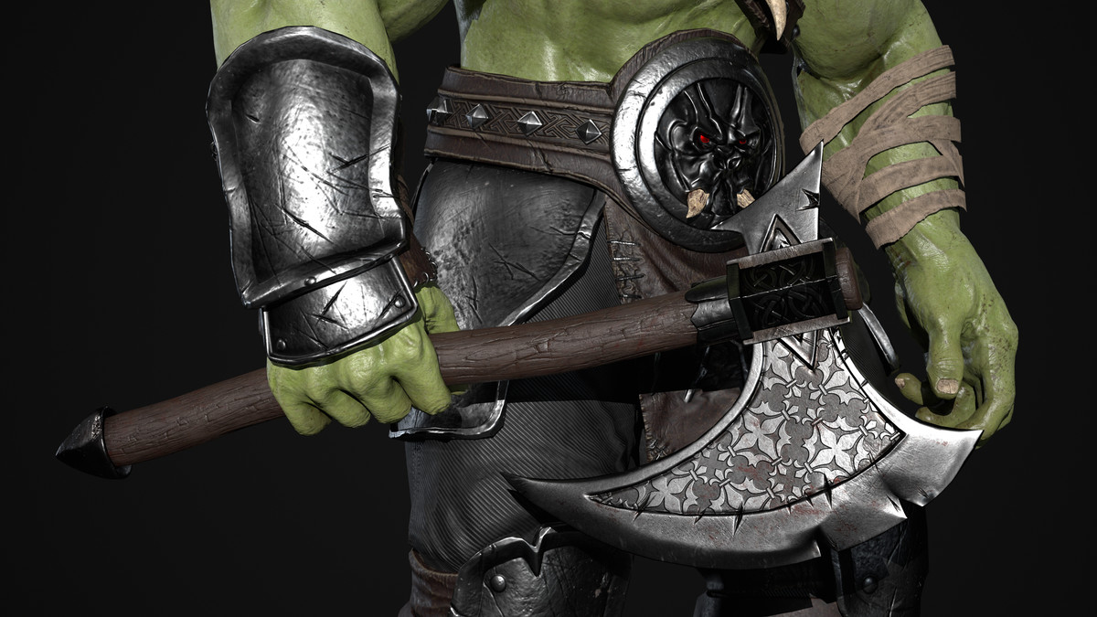 Realistic Orc Character