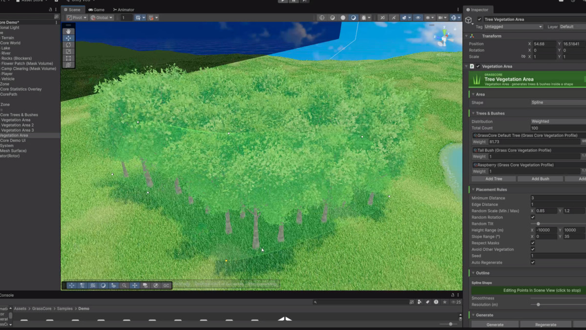 GrassCore - Stylized Grass & Vegetation System
