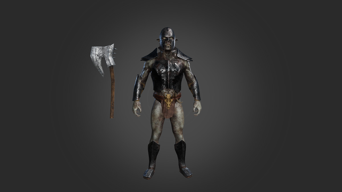 Orc warrior character