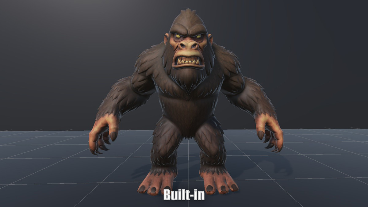 Sasquatch - Game ready character Low-poly 3D model