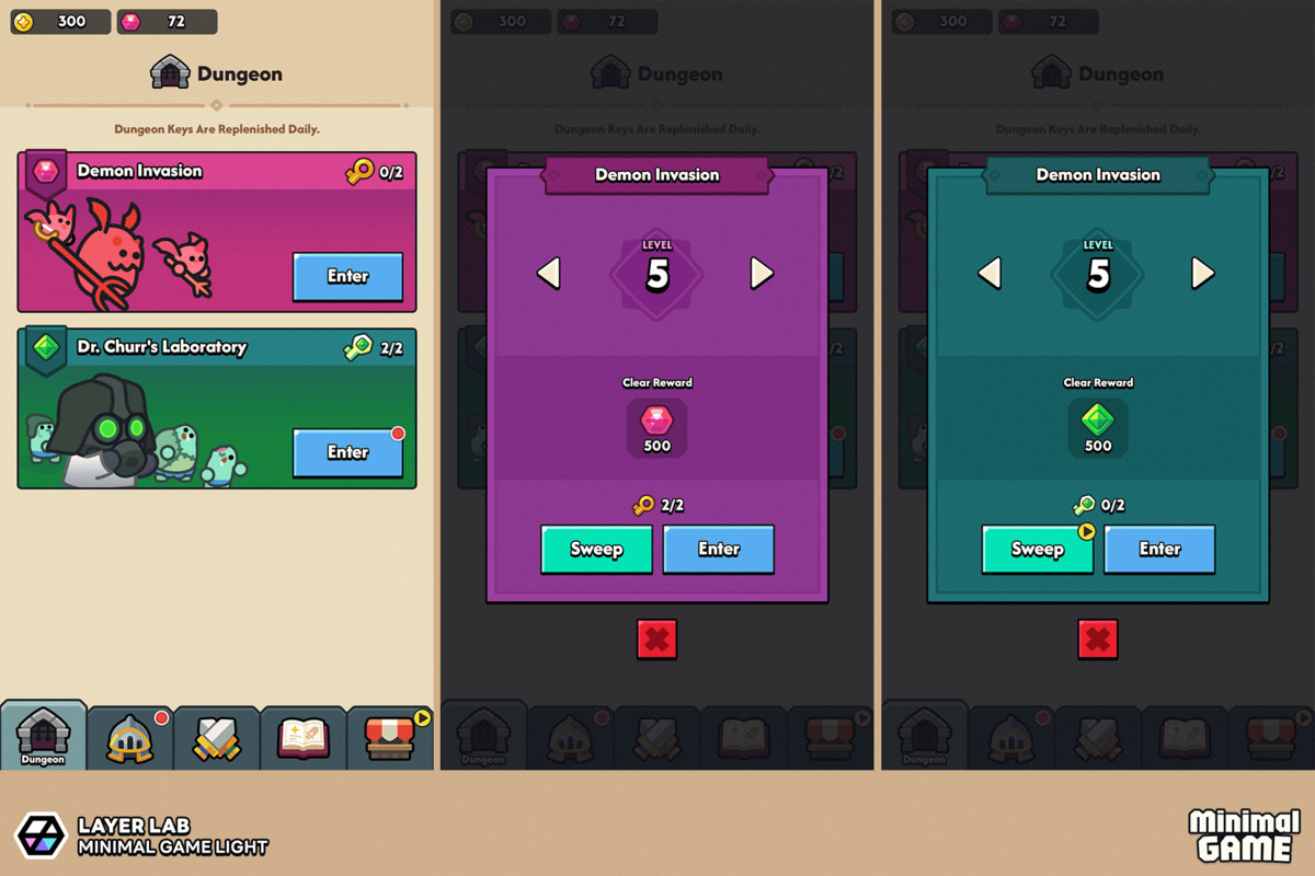 GUI Pro - Minimal Game Light