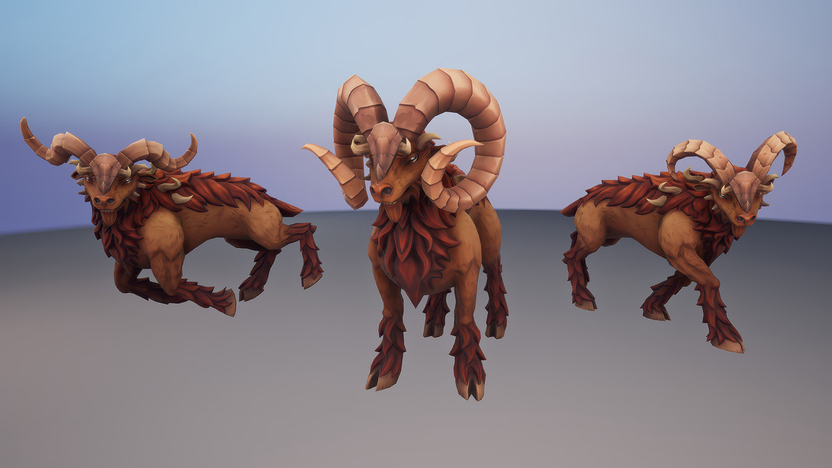Stylized Modular Ram