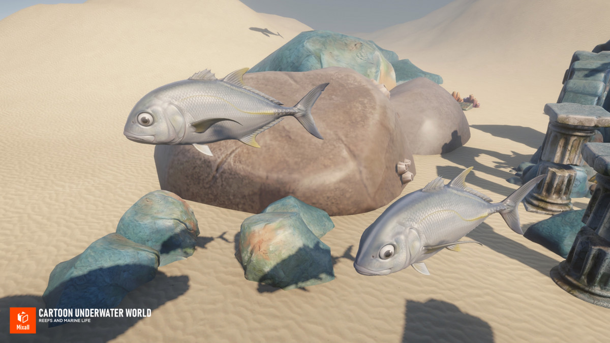 Cartoon underwater world - Reefs and Marine life