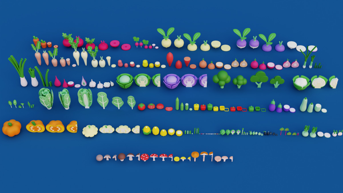 Cartoon Food Mega Pack