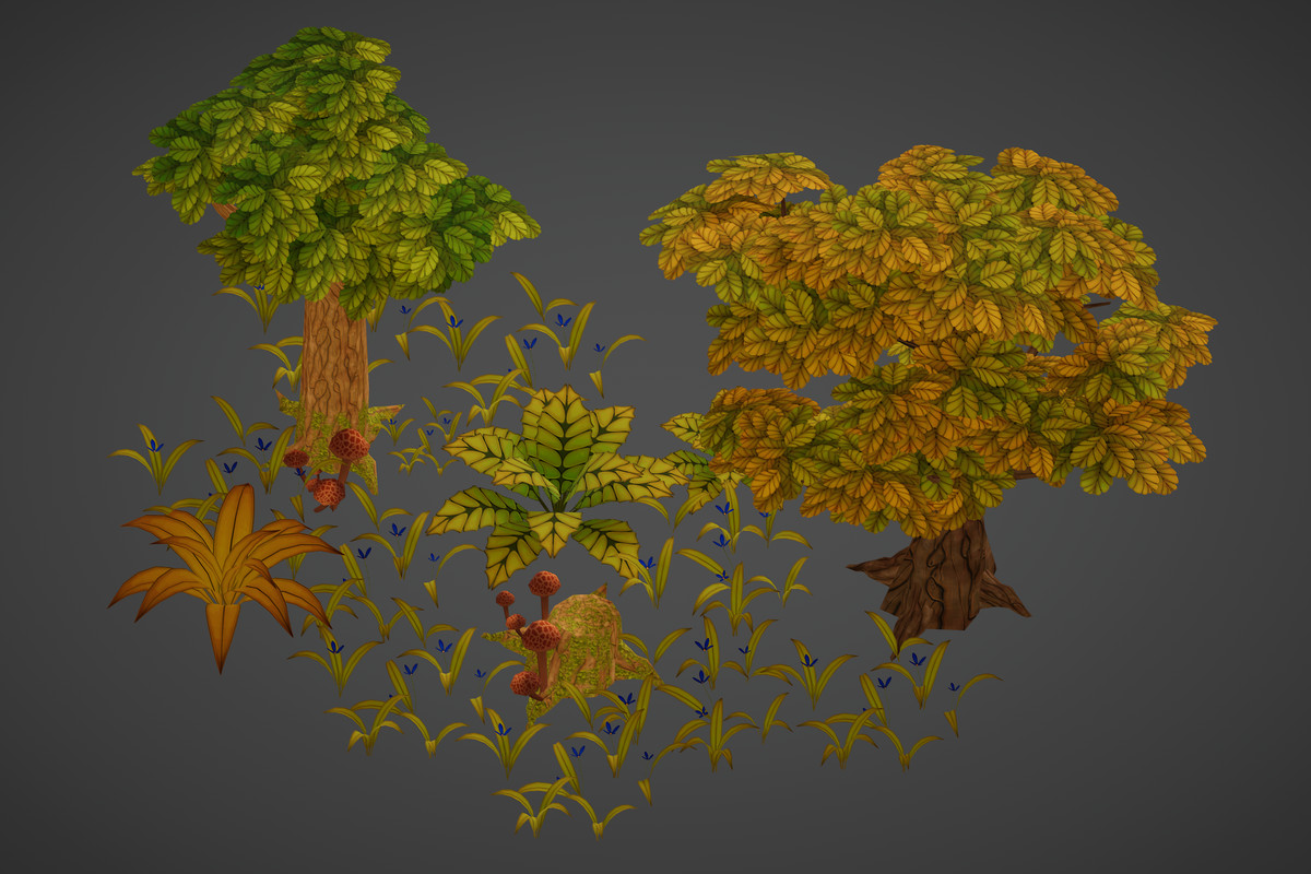 Stylized Fantasy Vegetation 8