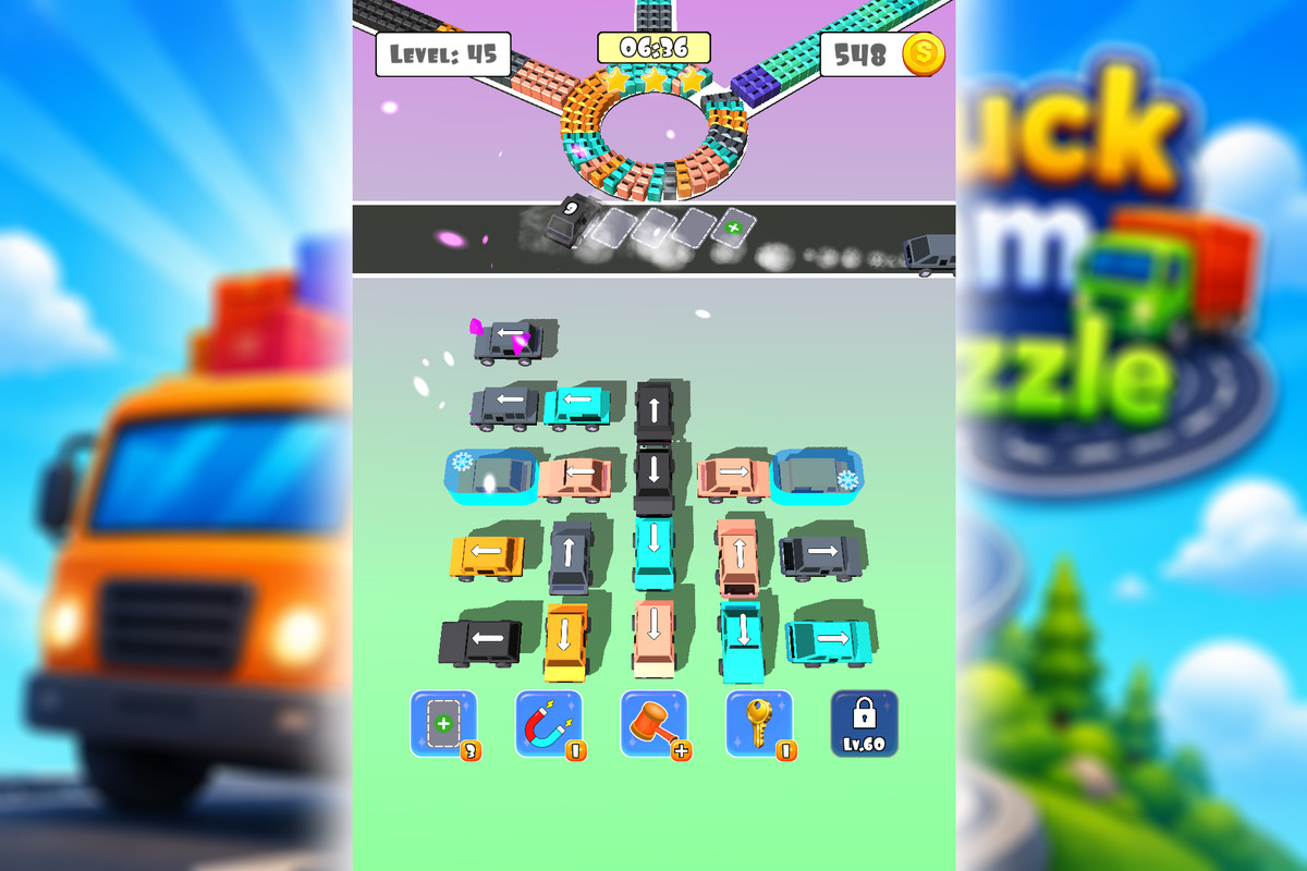 Truck Jam - Complete Mobile Game Template
