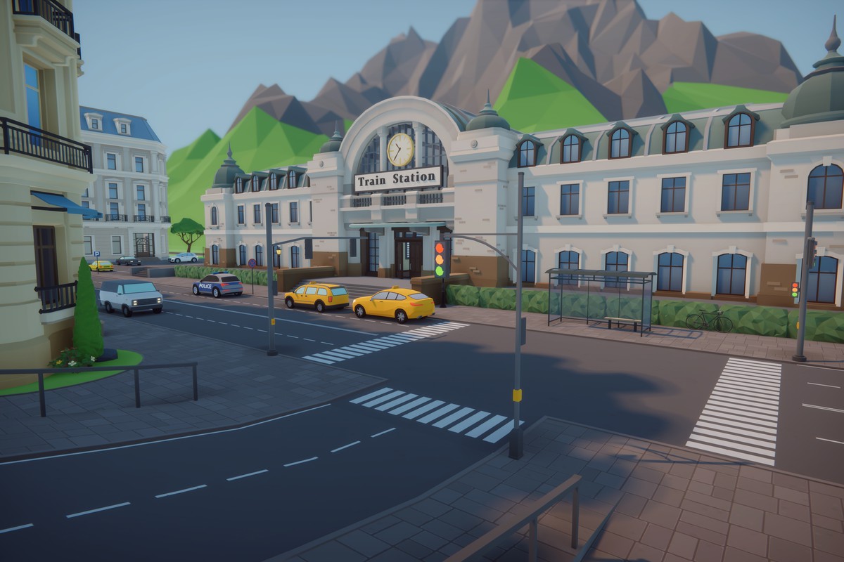 Low Poly Euro City
