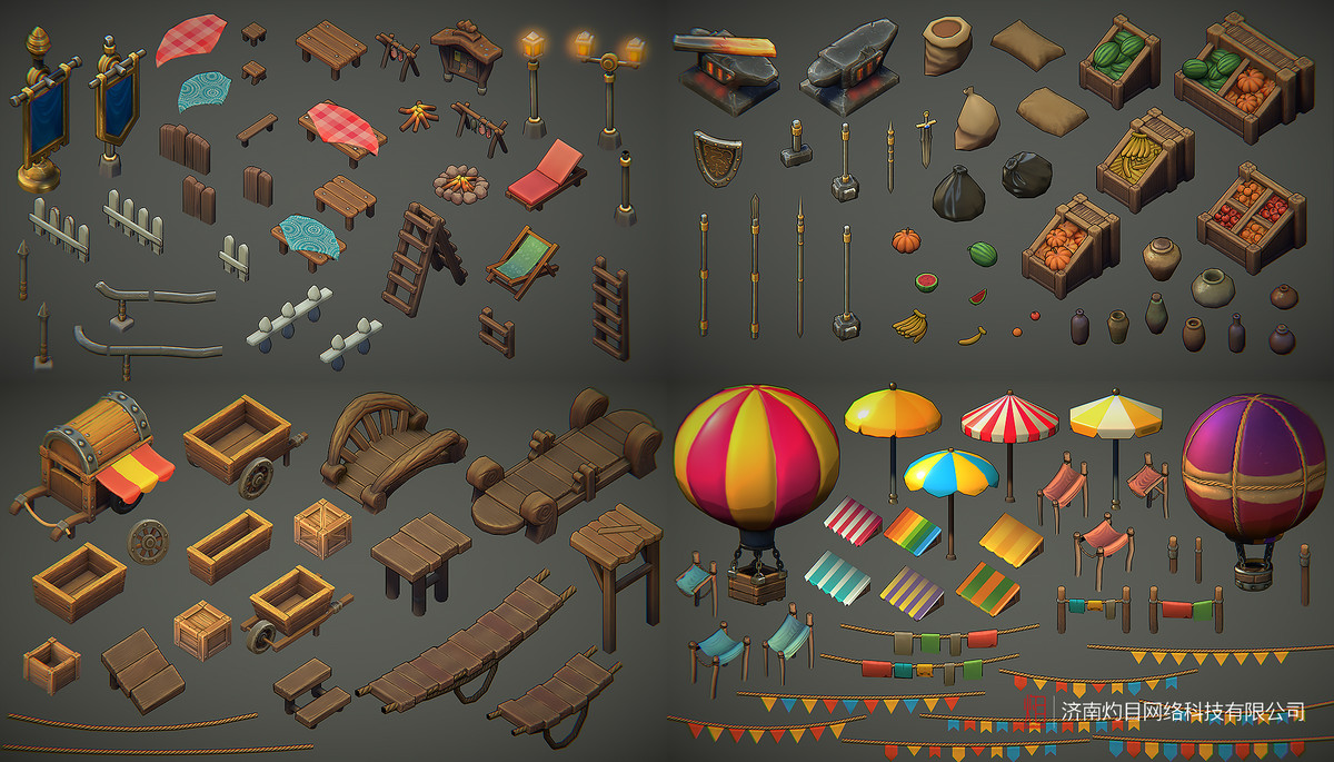 Z ! Voxel Assets - Imperial City