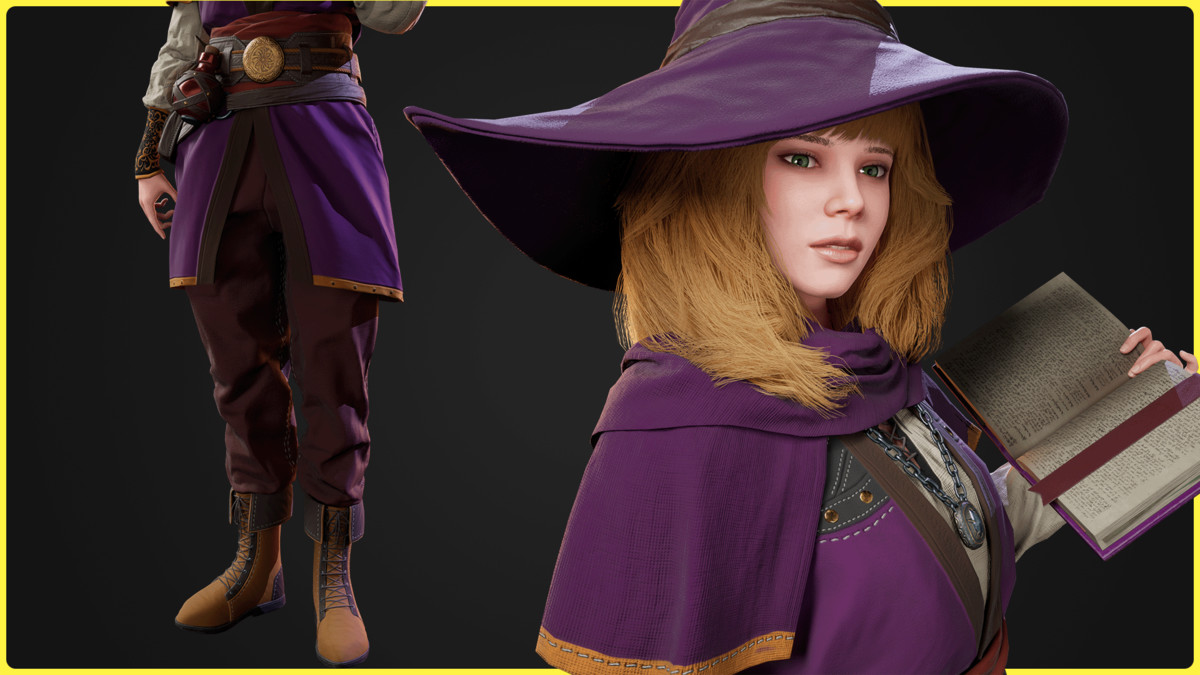 Modular Fantasy Character 03 – Mage