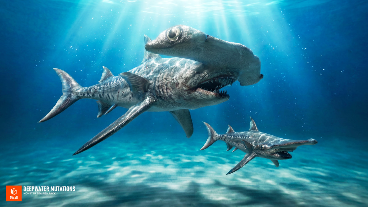 Deepwater Mutations - Monster Sea Fish Pack