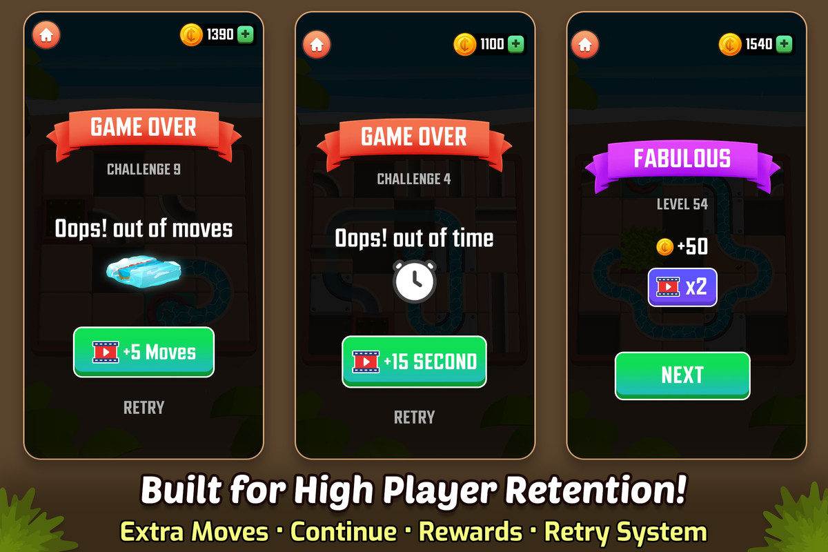 Water Flow 3D Puzzle Game - Complete Game Template (5,700+ Levels)