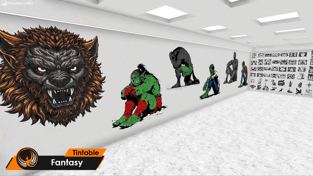 P3D: Mega Decal Textures (3500+ for Walls, Cars, and Level Design)