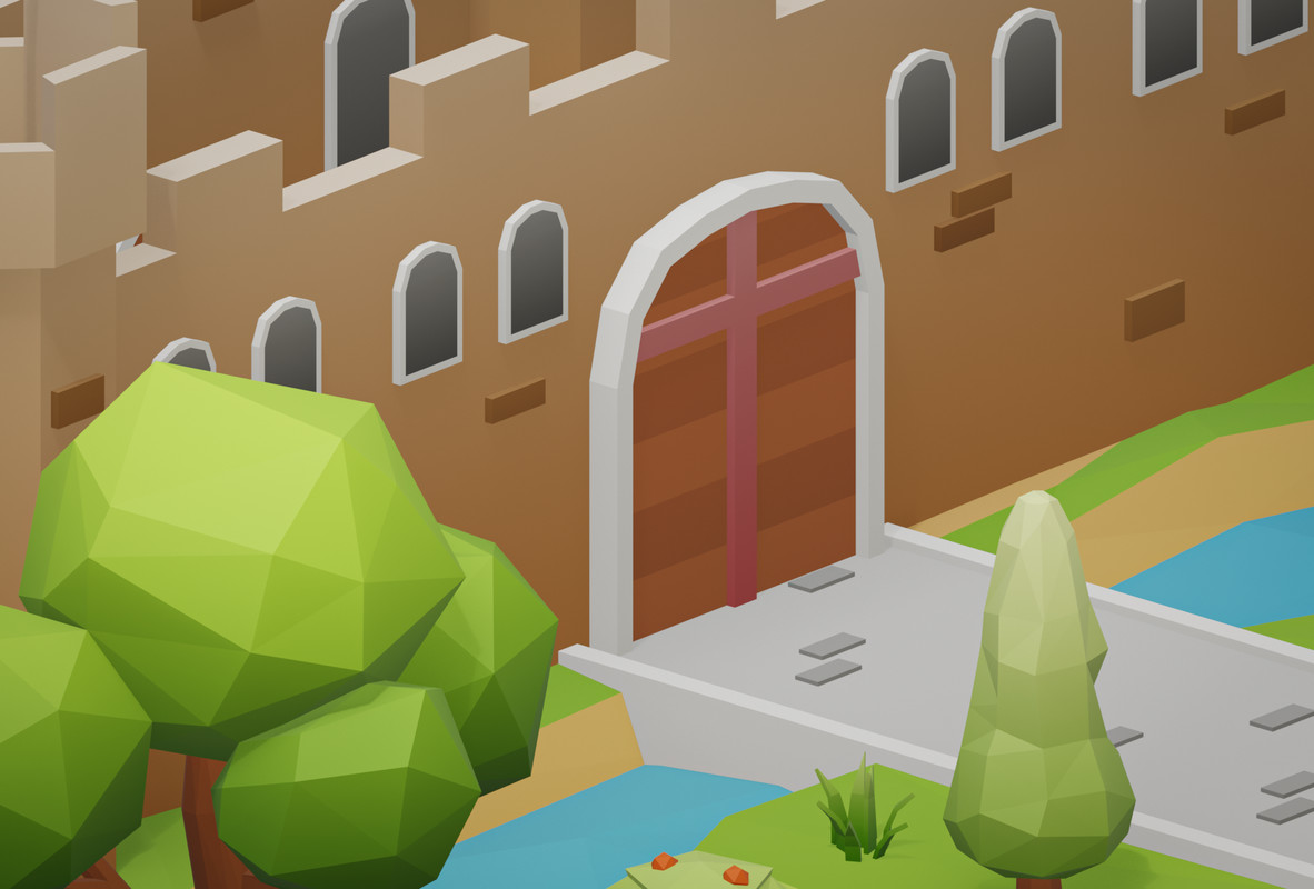 Low Poly Medieval Locations Pack