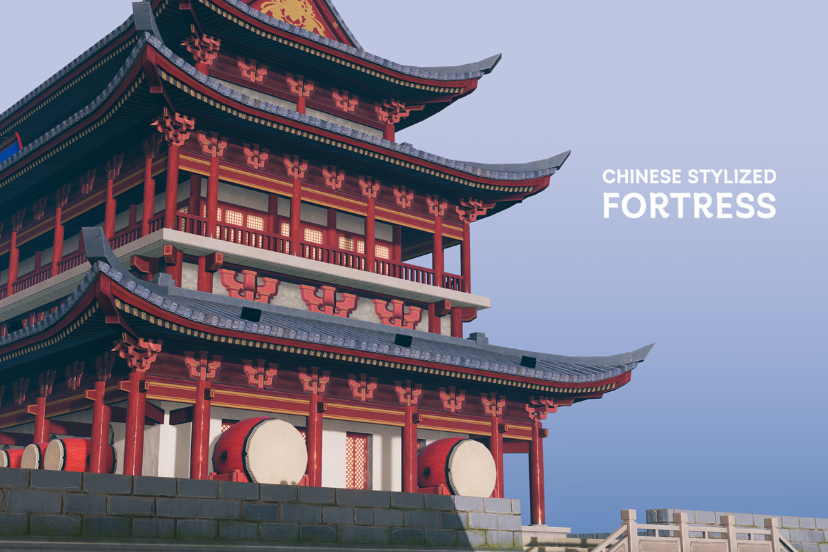 Chinese Stylized Fortress