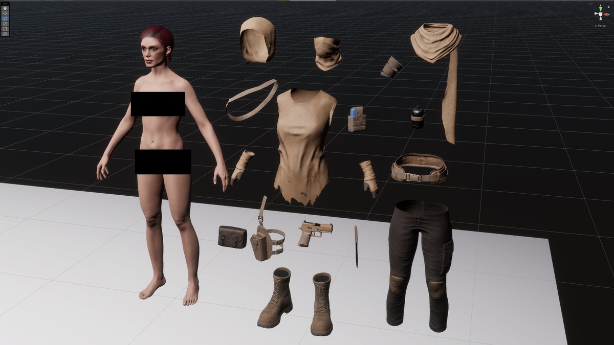 Desert Survivor Character Pack