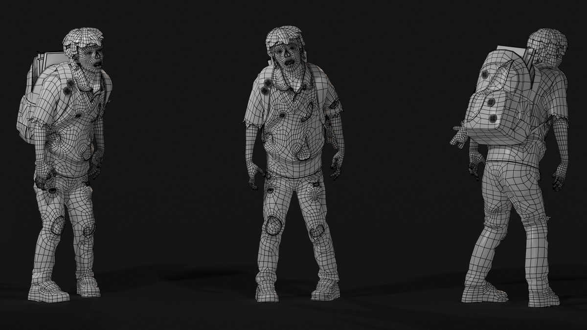 Gradeschooler Boy — American School Zombie Collection