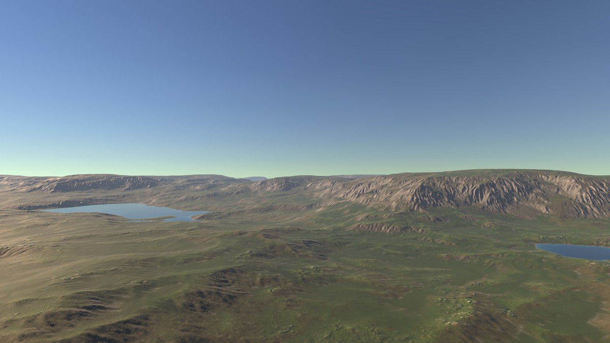 Procedural Islands, Lakes & Hills 8K - 48 Terrains