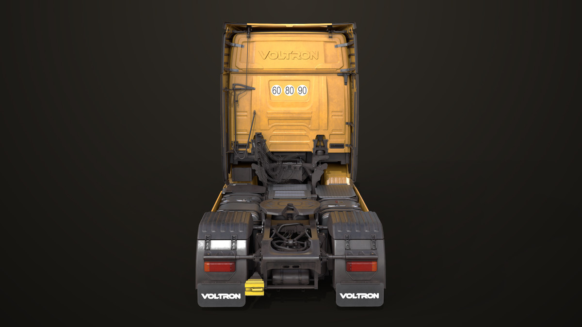 Chassis 06 Yellow URP HDRP Textures