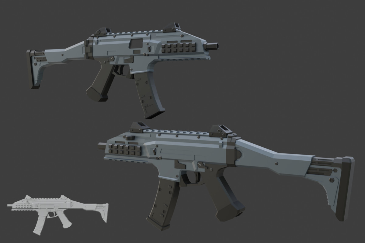 Low Poly Weapon Bundle Pack 3