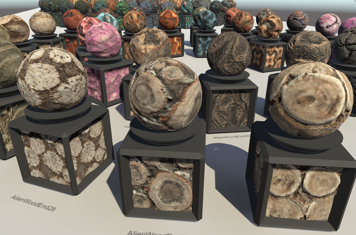 Alien Nature Materials - Wood Special