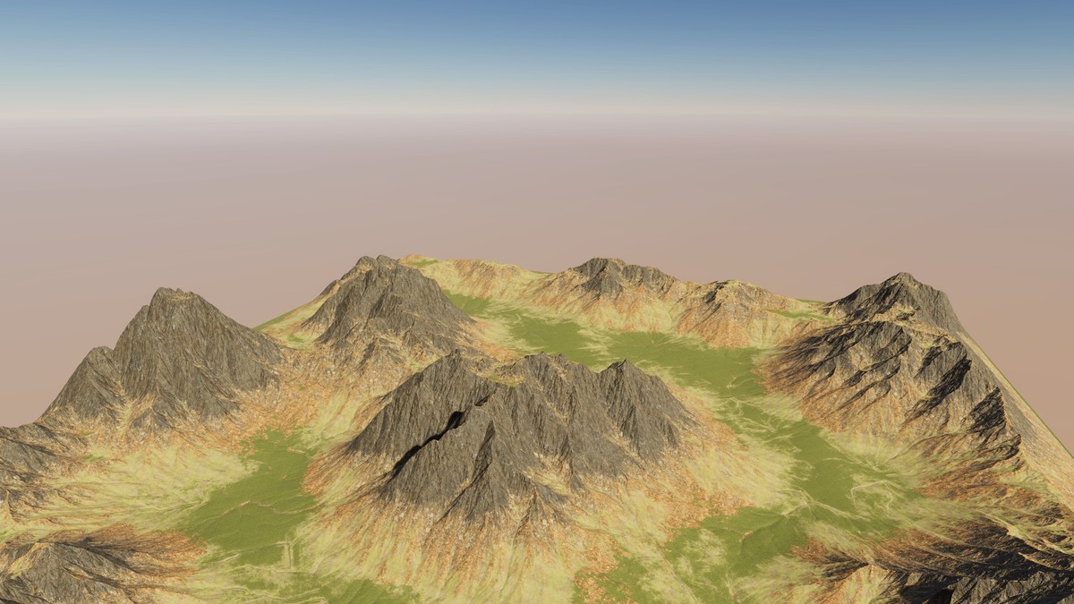 Procedural Mountain Terrains 8K