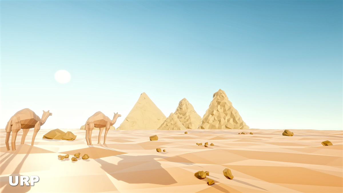 Low Poly Desert Egypts