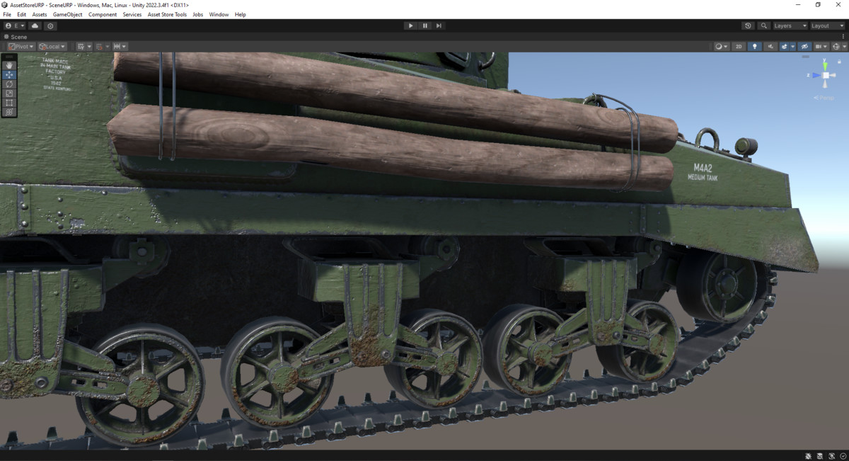 Tank Rigged Sherman M4A2