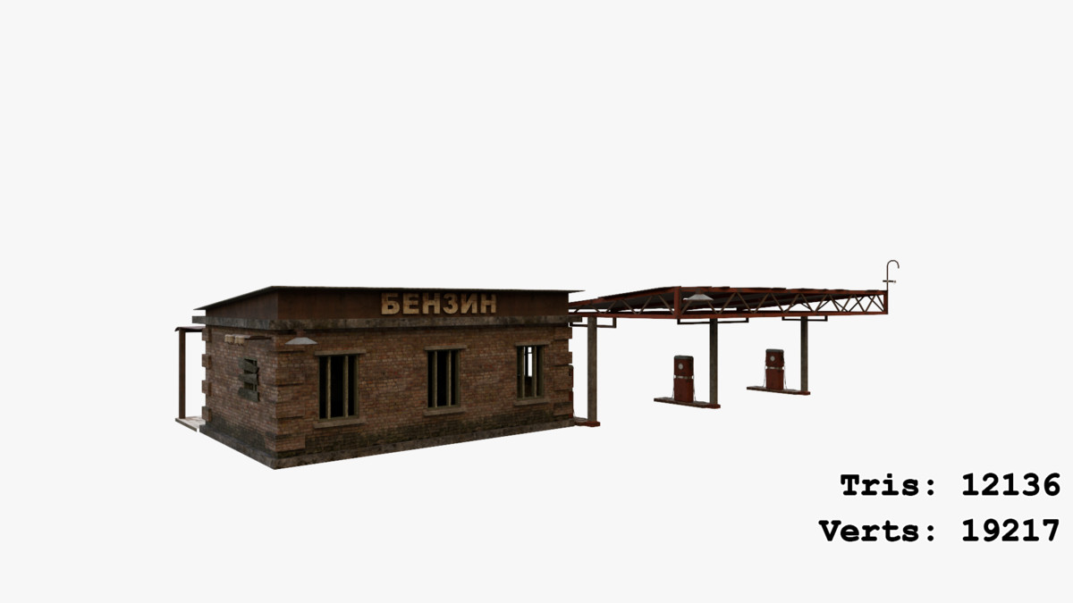 Abandoned Apocalyptic Buildings Mega Pack