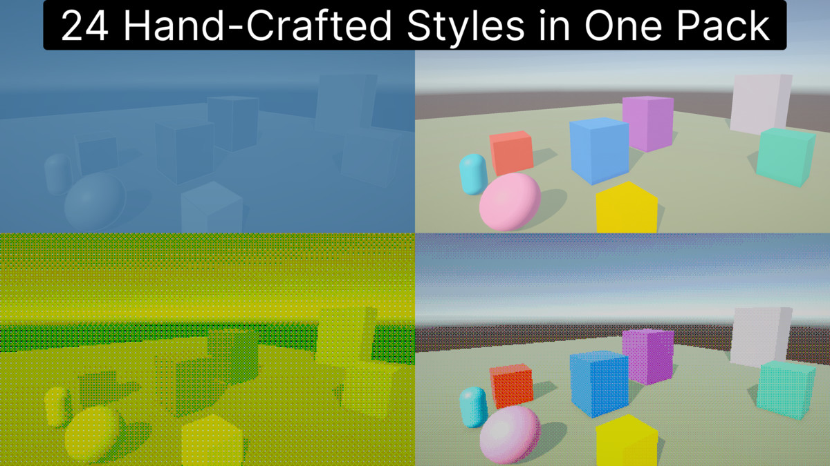 StyleForge — Stylized Post Processing & Art Style Editor (URP)