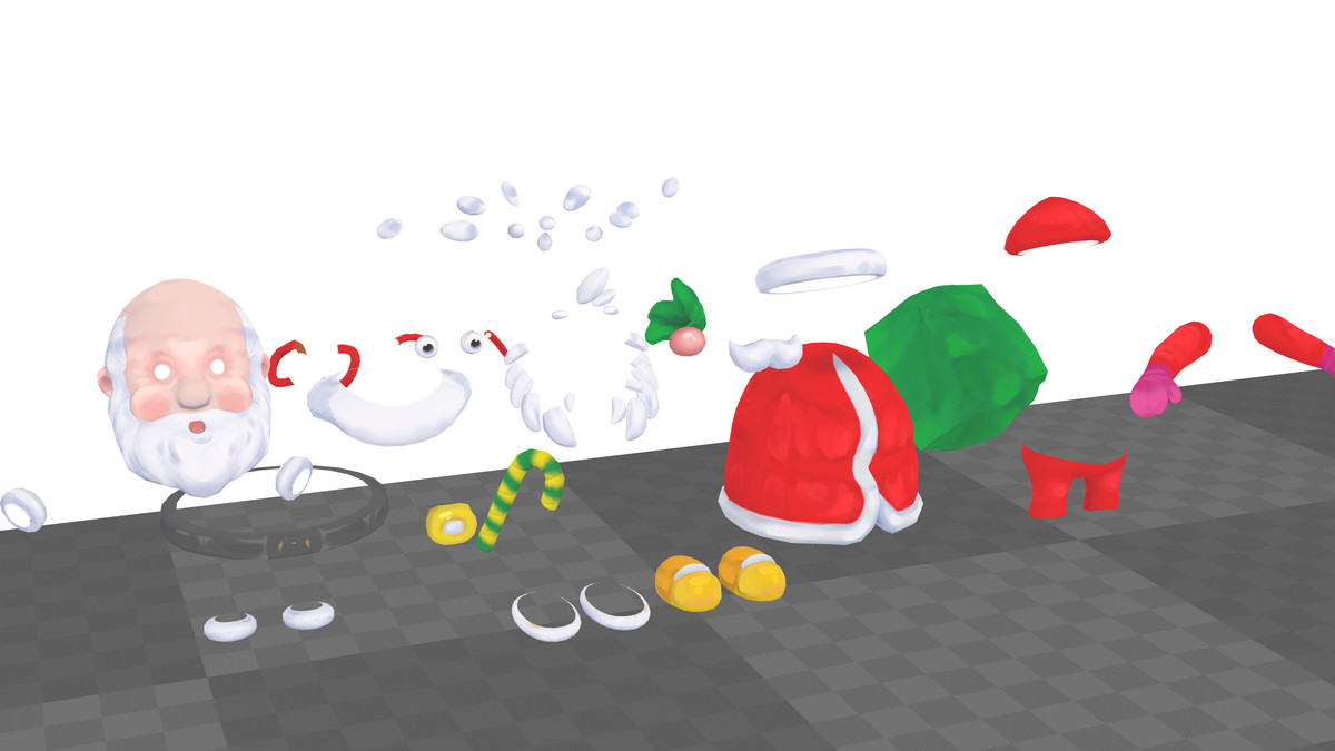 santa claus 24 animations
