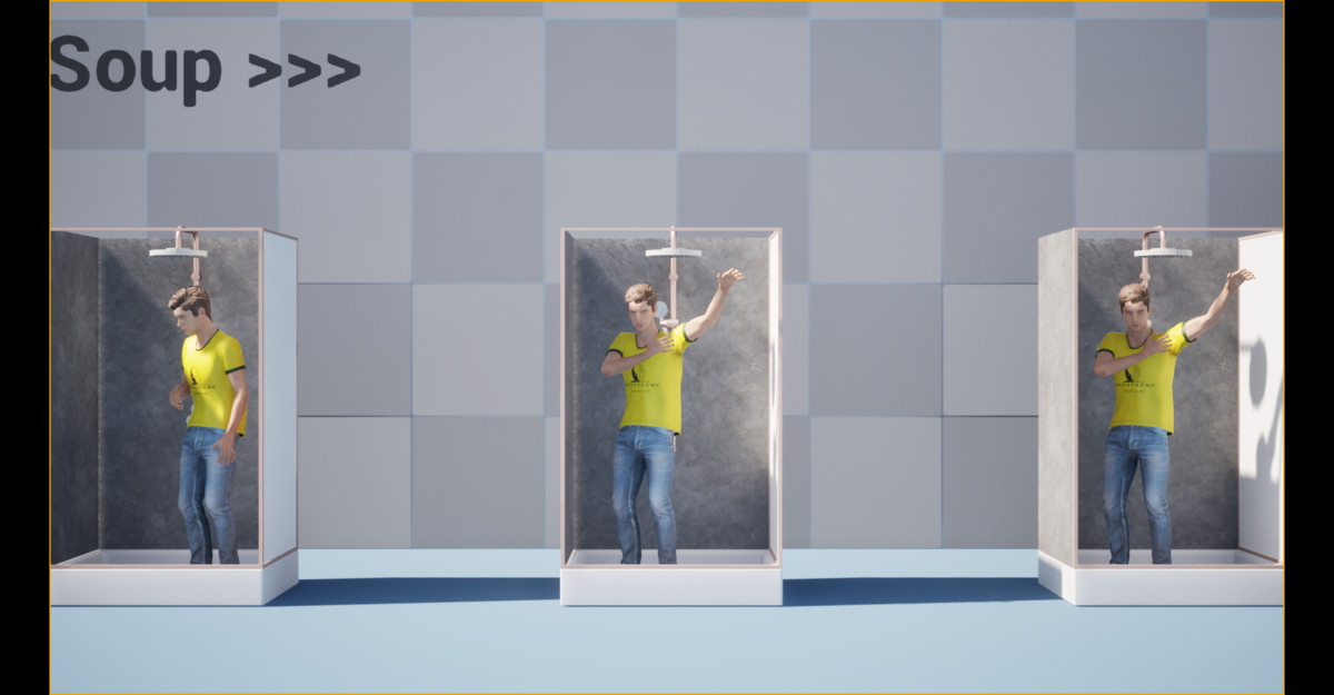 Shower NPC Animation