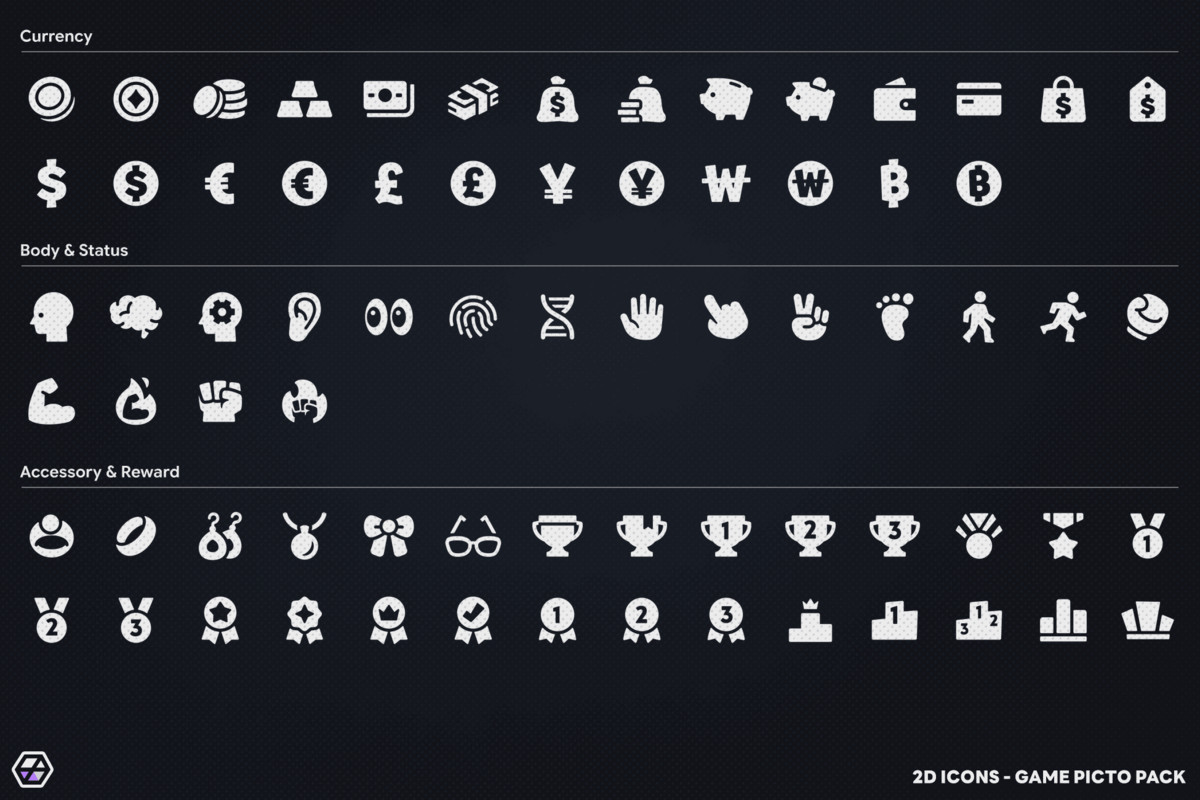 2D Icons - Game Picto Pack
