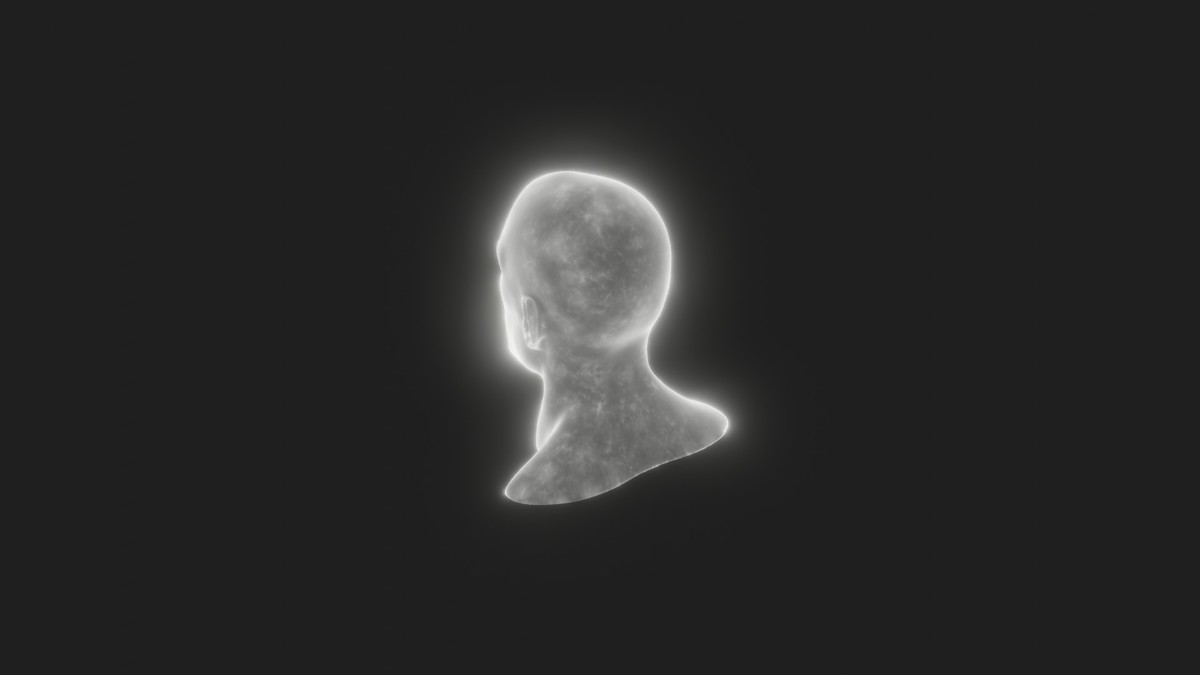 Ghostly Male Female Heads 3D Model Pack - Animated, Blend Shapes