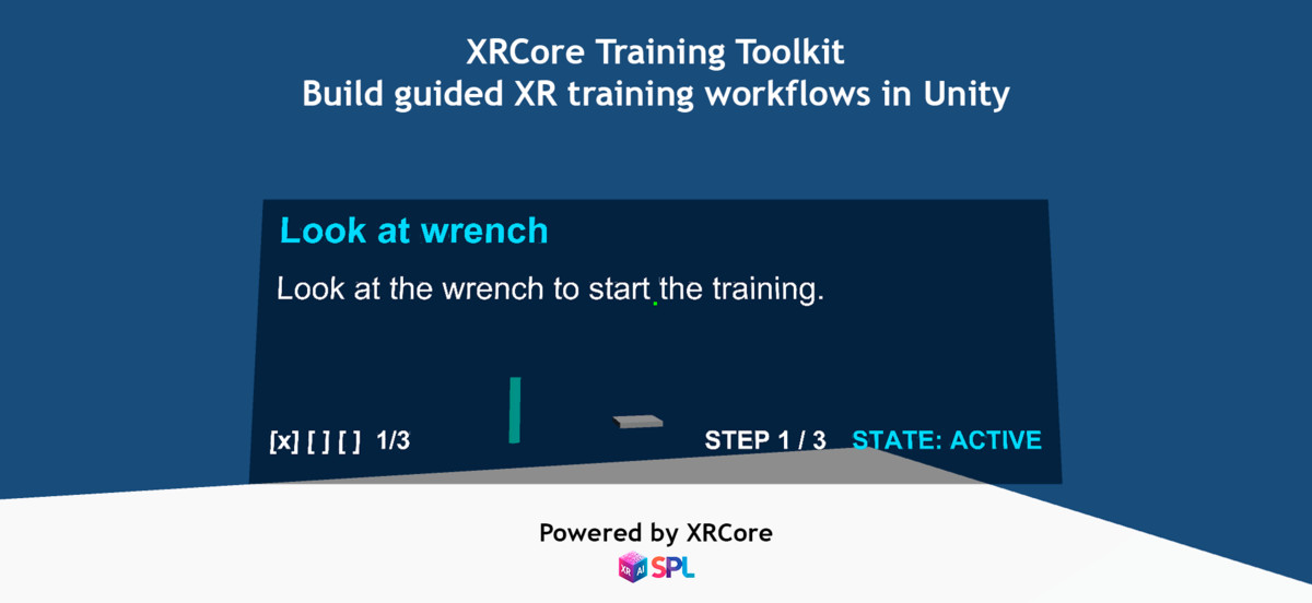 XRCore Training Toolkit – Guided XR Training for Unity