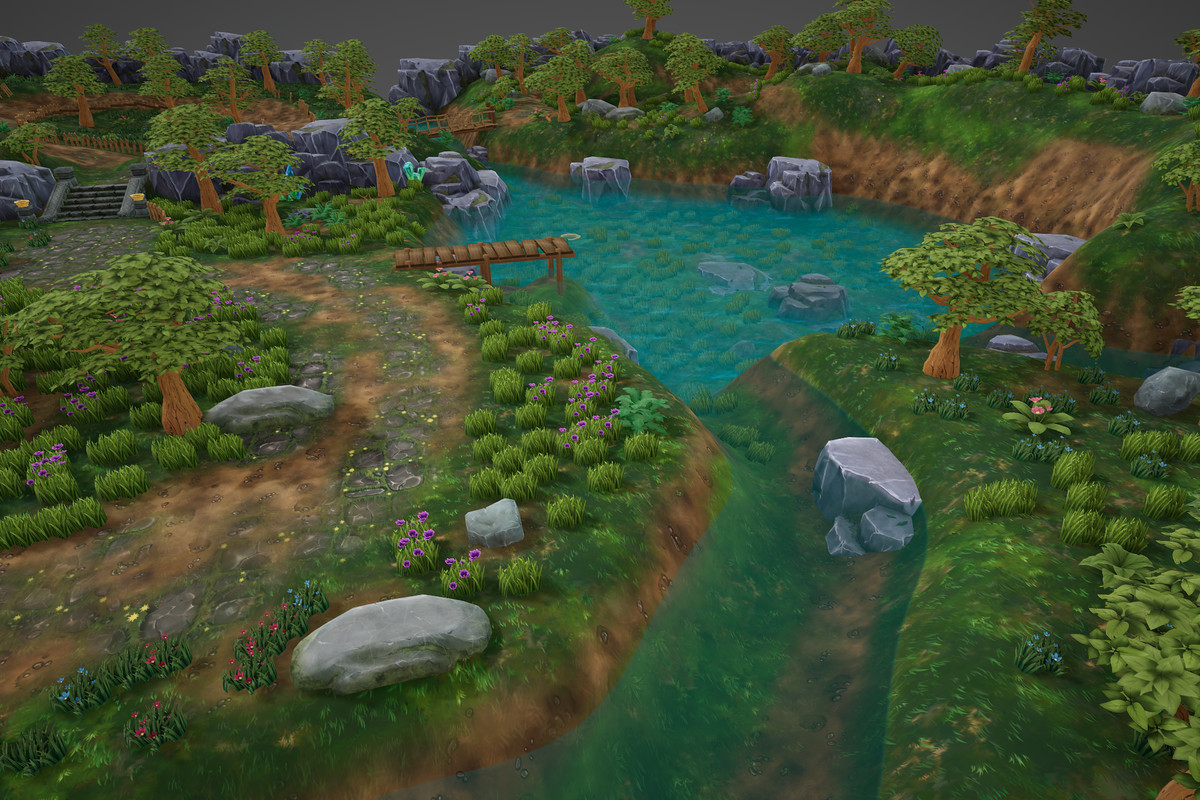 Hand Painted Environment 1