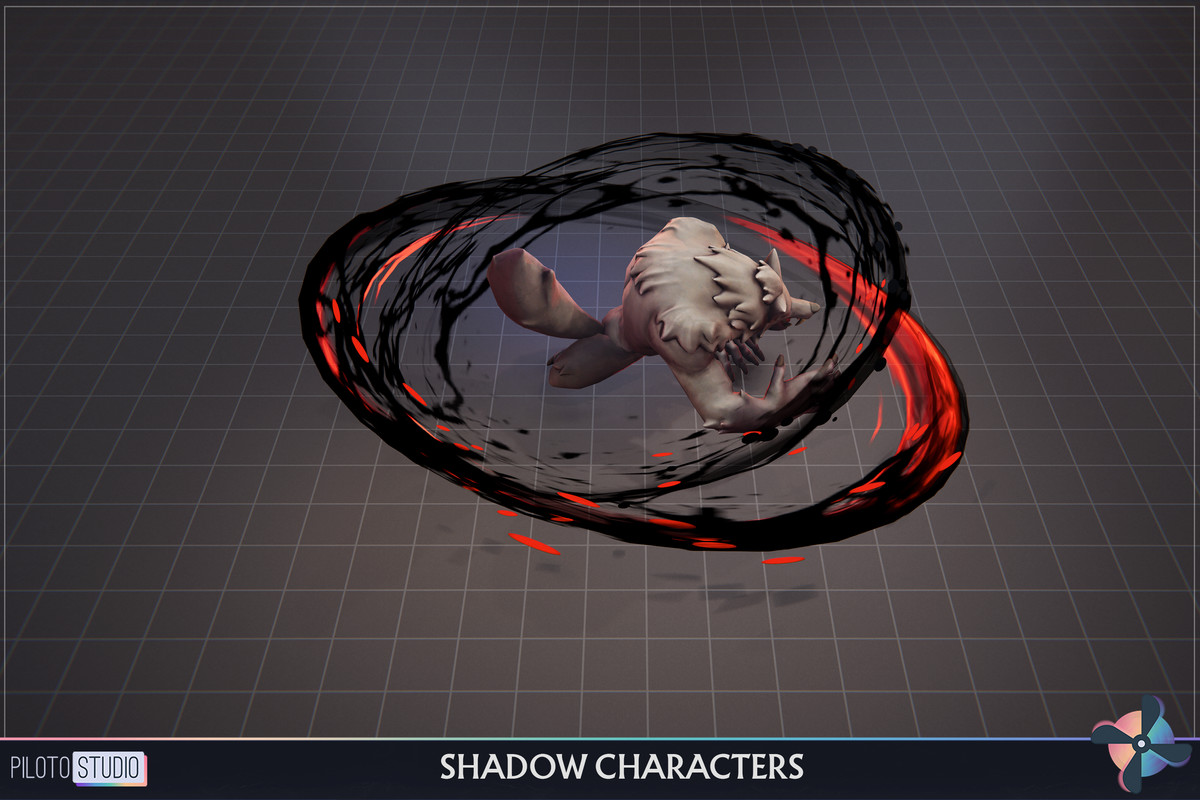 Shadow Werewolf Boss - Character + Animations + Skill VFX